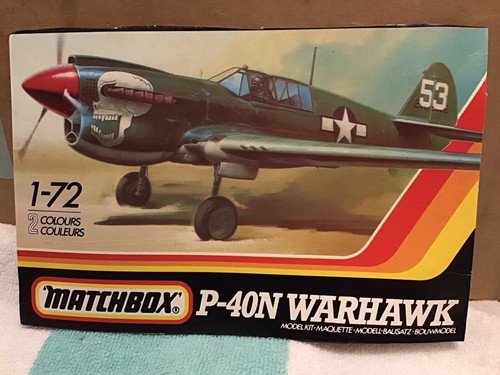 Vintage 1983 matchbox - vintage, p-40n