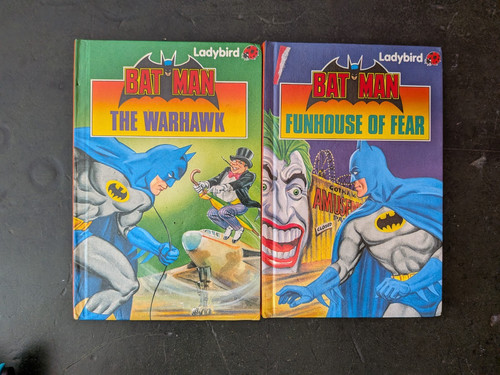 Vintage ladybird batman books - ladybird,