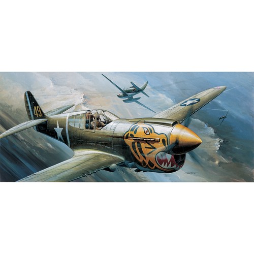 Academy 12468 40e warhawk - p-40e,