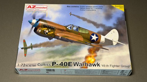 Model curtiss p 40e - model, 1/72