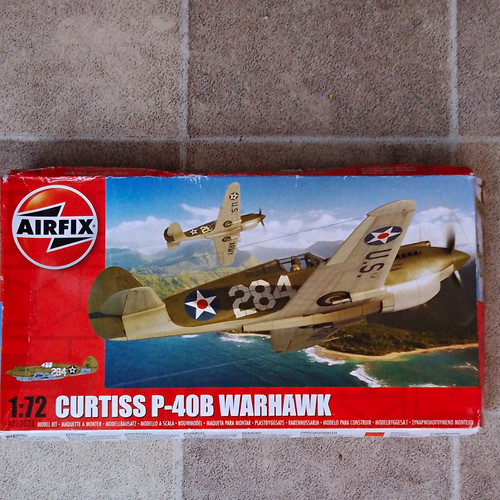 Airfix curtiss p - curtiss, p-40b