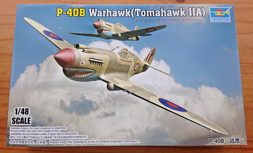 Trumpeter 02807 40b warhawk - trumpeter, p-40b