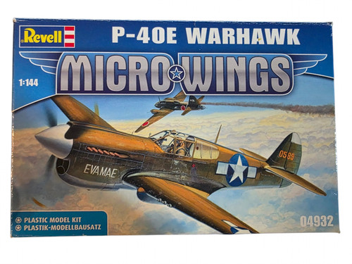 Revell curtis p40e warhawk - p40e,